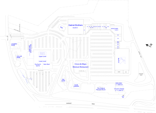 Site Plan drawing for McIntyre Square