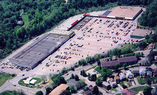 West View Park Shopping Center Aerial View