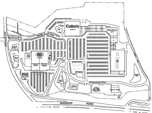 Site Plan drawing for McIntyre Square