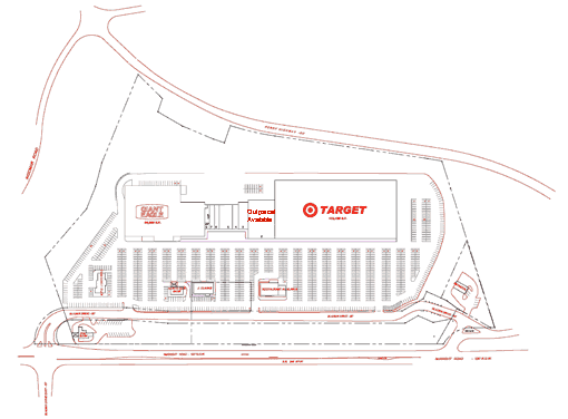 Site Plan drawing for Pine Creek Plaza
