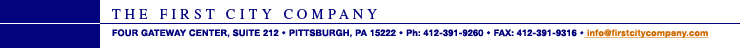 Four Gateway Center Suite 212; Pittsburgh, PA 15222; 412-391-9260; Fax 412-391-9316