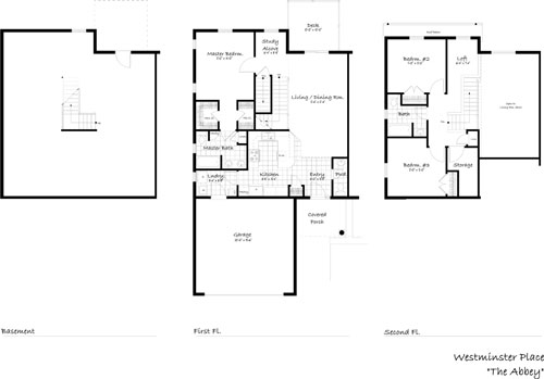 Site Plan drawing for Westminster Place