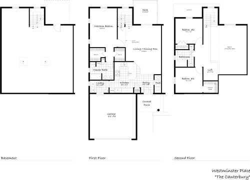 Site Plan drawing for Westminster Place