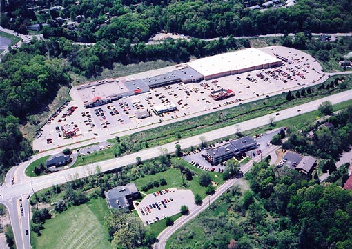 Pine Creek Plaza Aerial View